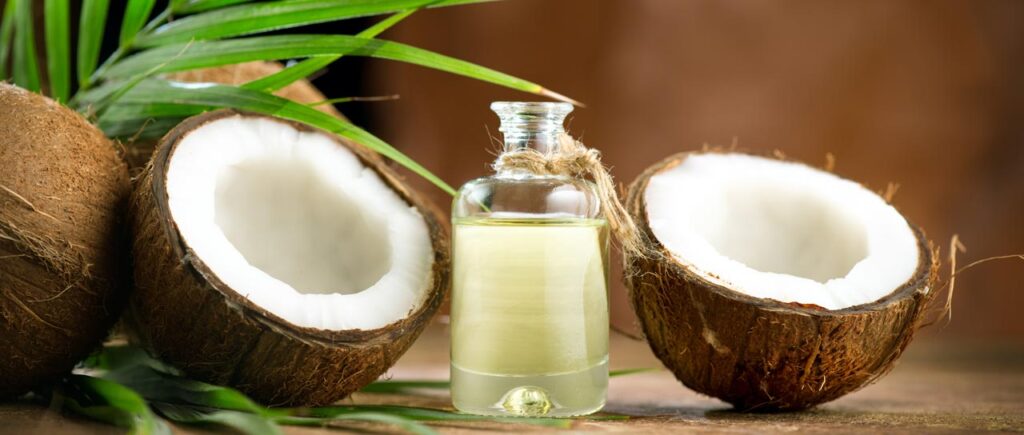 coconut and oil
